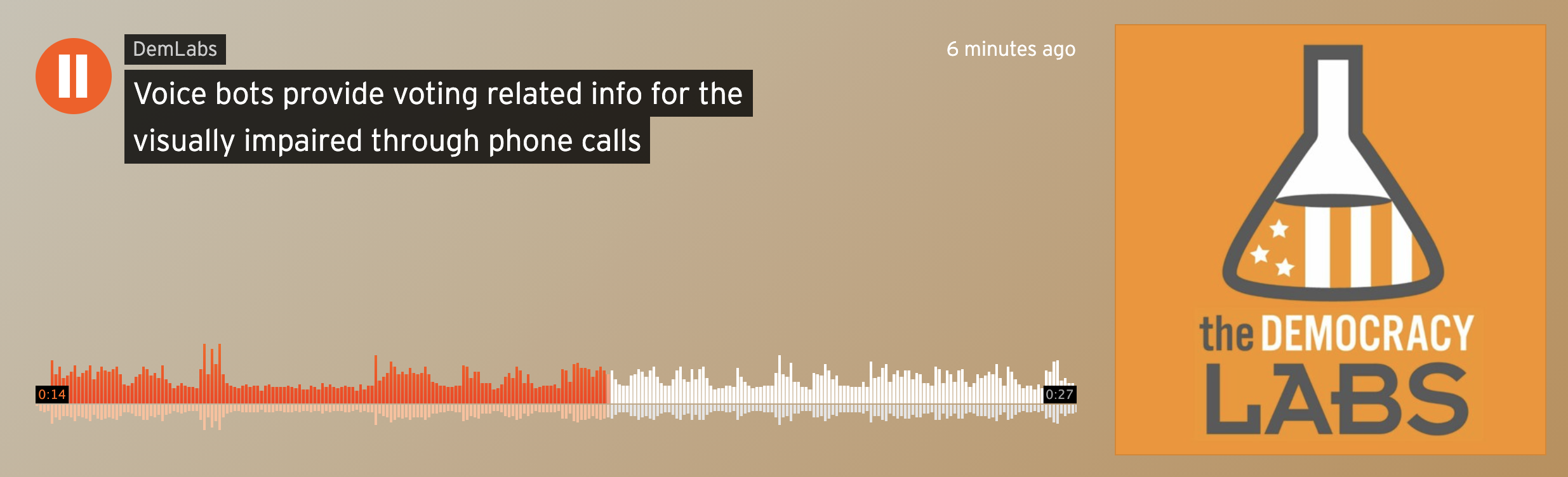 Voicebots automatically provide voting related information to the disabled