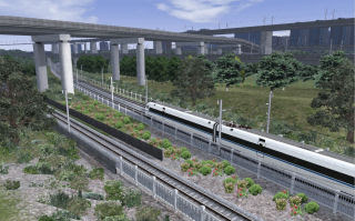 Chengdu-Suining High Speed Route