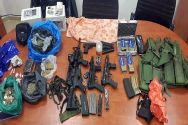 Arms and drugs seized in overnight IDF / Border Guard Police operation.