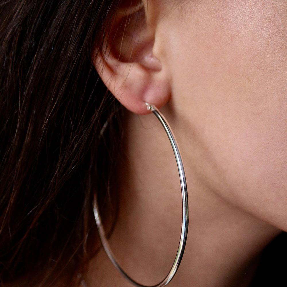 Image result for Hoop earrings: