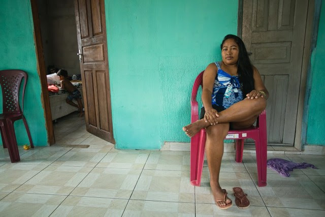 ribeirinha Raimunda Rodrigues, moradora do Xingu