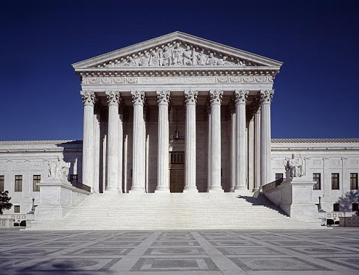 A photo of the Supreme Court building