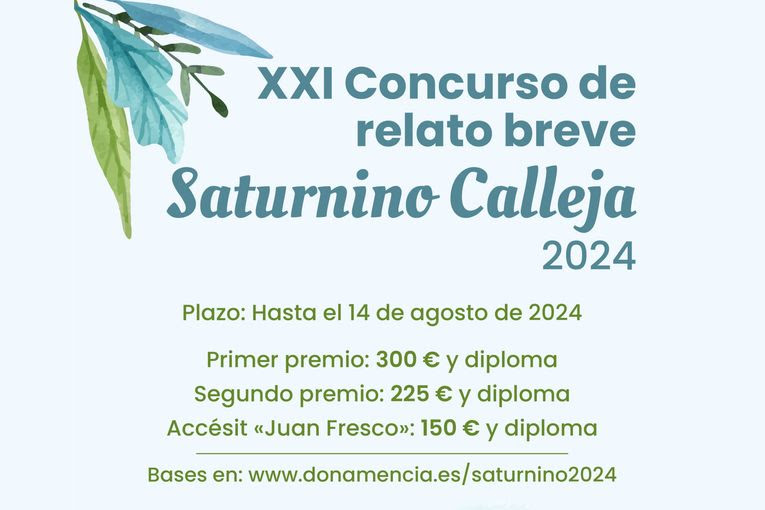 XXI Concurso de Relato Breve “Saturnino Calleja” 2024