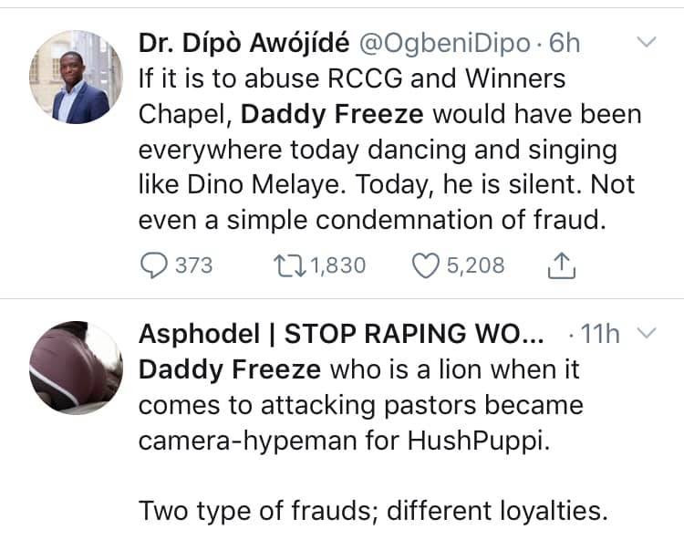 What I will tell you will make you drink Sniper - Daddy Freeze reacts to being called out for dining with Hushpuppi after criticizing Pastors (videos)