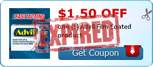 $1.50 off one (1) Advil Film-Coated product