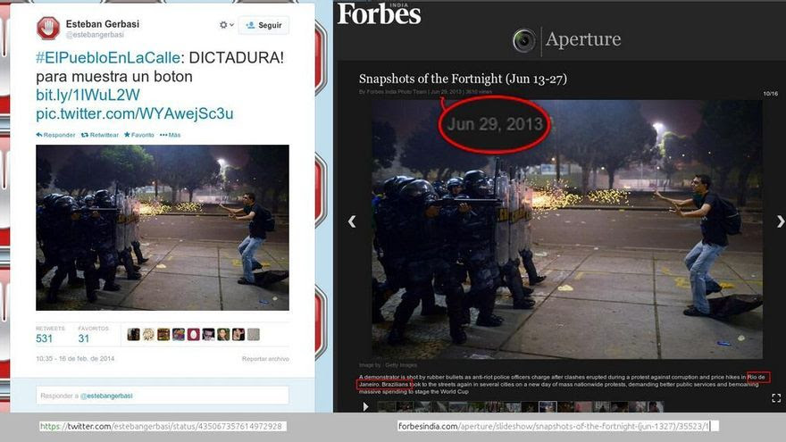 Policía brasileña en 2013