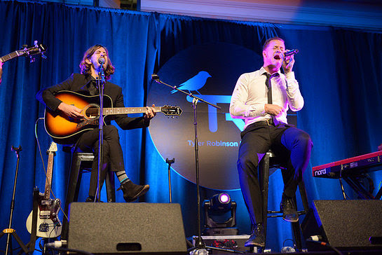 Imagine Dragons perform at third annual gala benefiting the Tyler Robinson Foundation