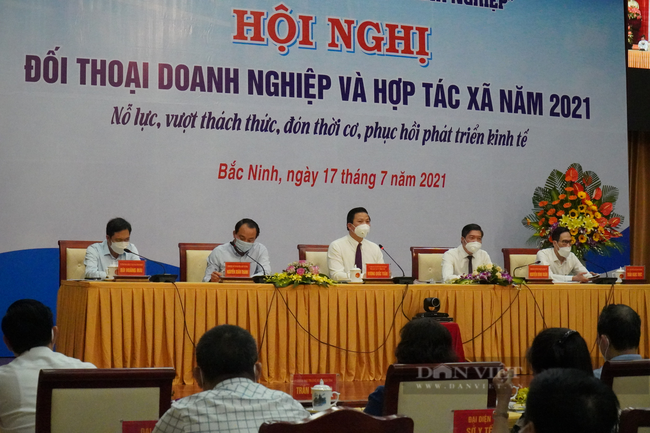 Bắc Ninh: Đối thoại với doanh nghiệp và hợp tác xã sau dịch Covid-19 - Ảnh 1.