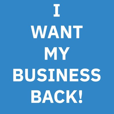 I Want My Business Back logo