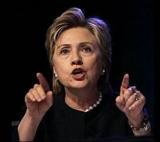  Commander-in-Chief Hillary? Not so fast! Hillary-fingers