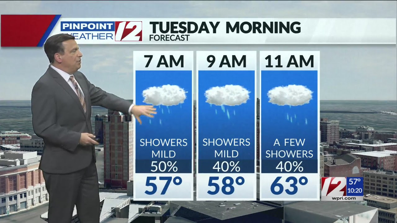 Weather Now: Showers Tuesday Morning, Drier By Afternoon; Mild Week Ahead