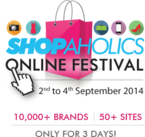 Shopaholics Online Festival  : Use your axis bank Debit & Credit card & get 55% cashback ( Starts 2nd to 4th Sept)
