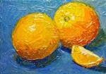 Juicy Oranges,still life,oil on canvas,5x7,price$200 - Posted on Thursday, November 27, 2014 by Joy Olney