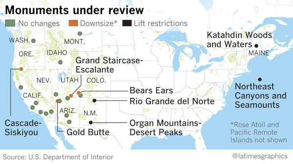 At-risk national monuments