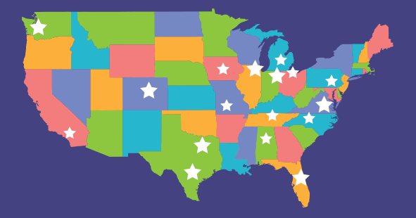 Homeschool Convention Map