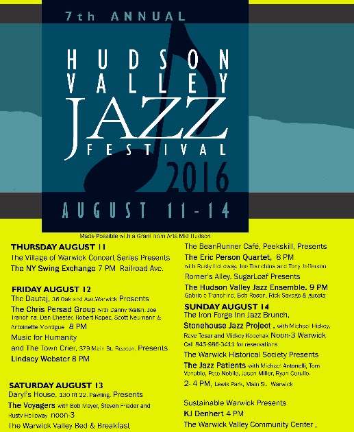 JazzWorldQuest - Jazz News With A Global Perspective: USA: THE HUDSON ...