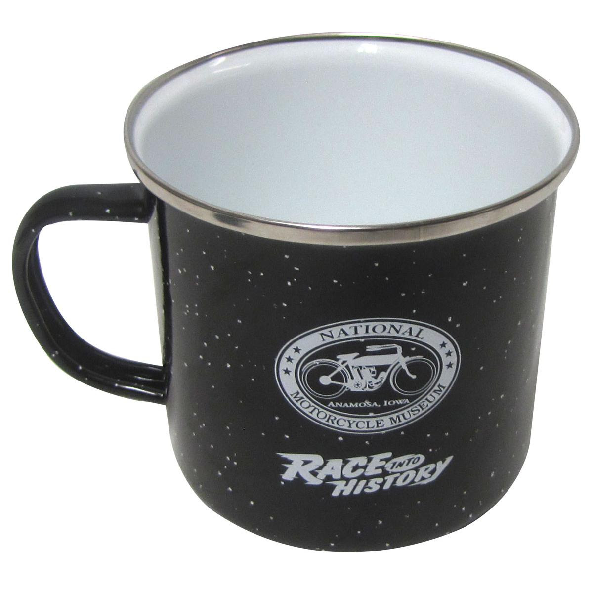 National Motorcycle Museum Retro Granite Black Campfire Mug