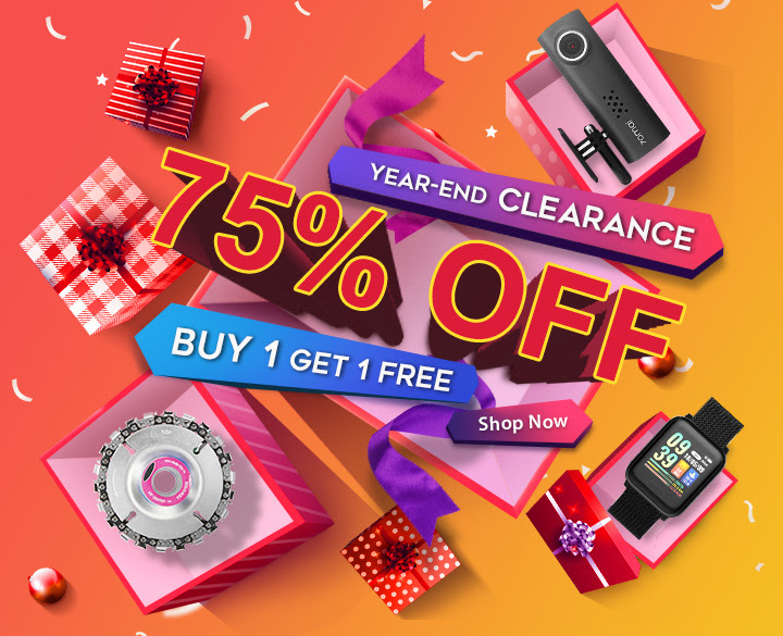 Year End Clearance Up to 75% Off