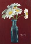 Daisies in an antique bottle - Posted on Wednesday, December 3, 2014 by Sarah Meredith