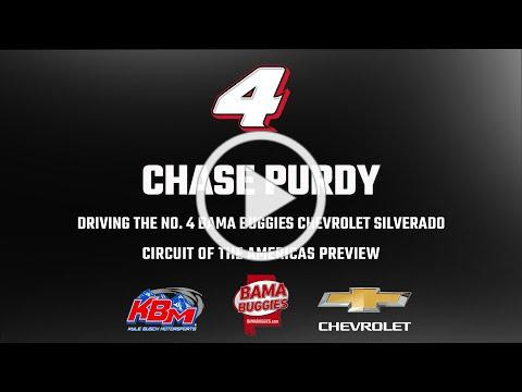 Chase Purdy | Circuit of the Americas Preview