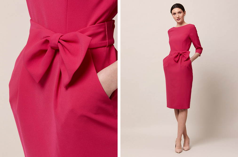 Beau Dress Hot Pink