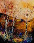 Three poplars - Posted on Friday, February 20, 2015 by Pol Ledent