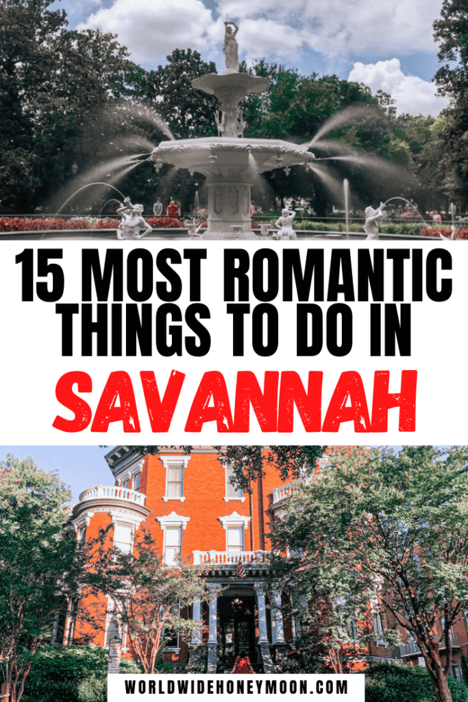 With beautiful scenery, extensive history and great food, savannah is the perfect place for romance to bloom. The 15 Most Romantic Things to do in Savannah, GA for Couples World