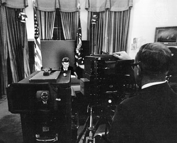 Kennedy habla por TV en la Crisis de Octubre