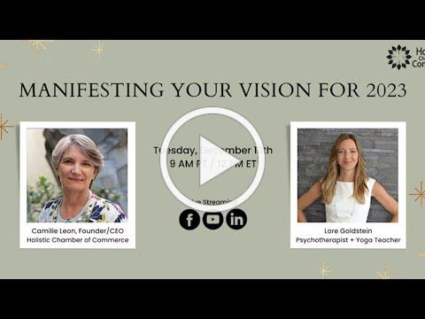 Manifesting your 2023 Vision