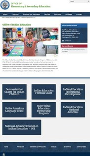 Office of Indian Education webpage