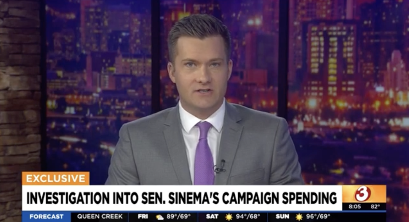 News Clip: "Investigation into Sen. Sinema's Campaign Spending"