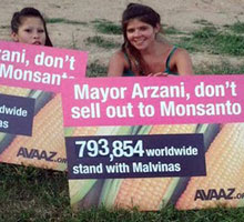 ¡Frenamos la fábrica de transgénicos de Monsanto!