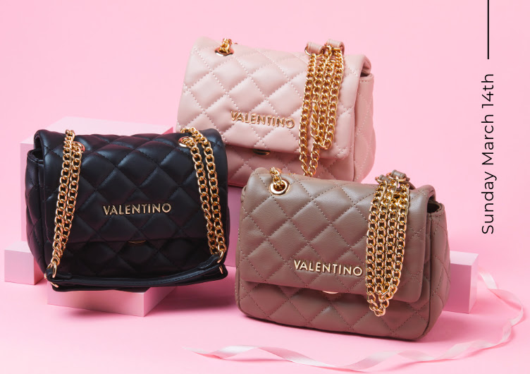 Three Valentino Bags logo cross body bags