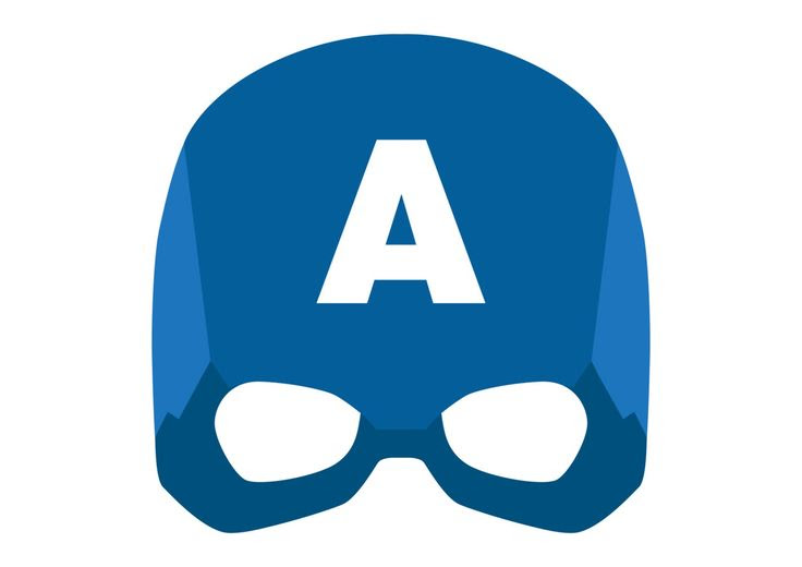 Captain America Printable Mask Etsy Captain america mask, Printable