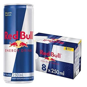 Energético Red Bull Energy Drink Pack com 8 Latas de 250ml