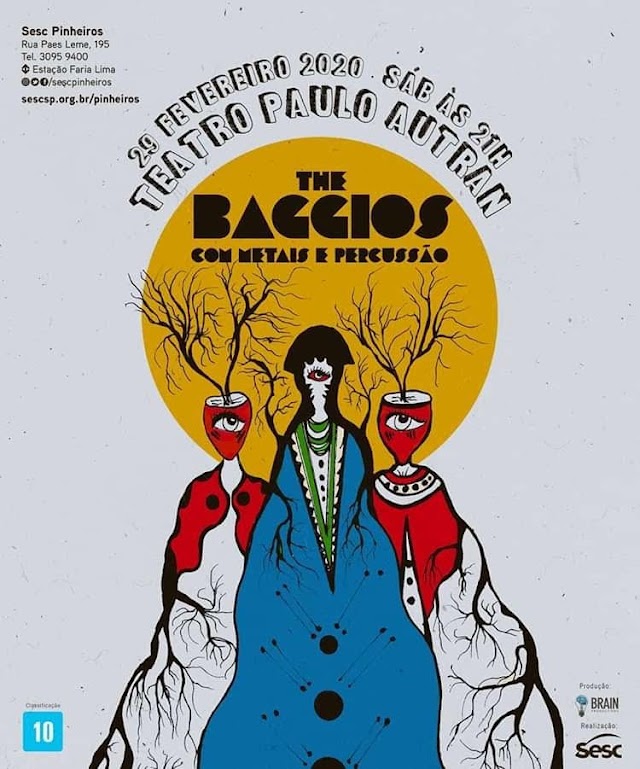 The Baggios faz show com naipe de metais e percussão no Sesc Pinheiros