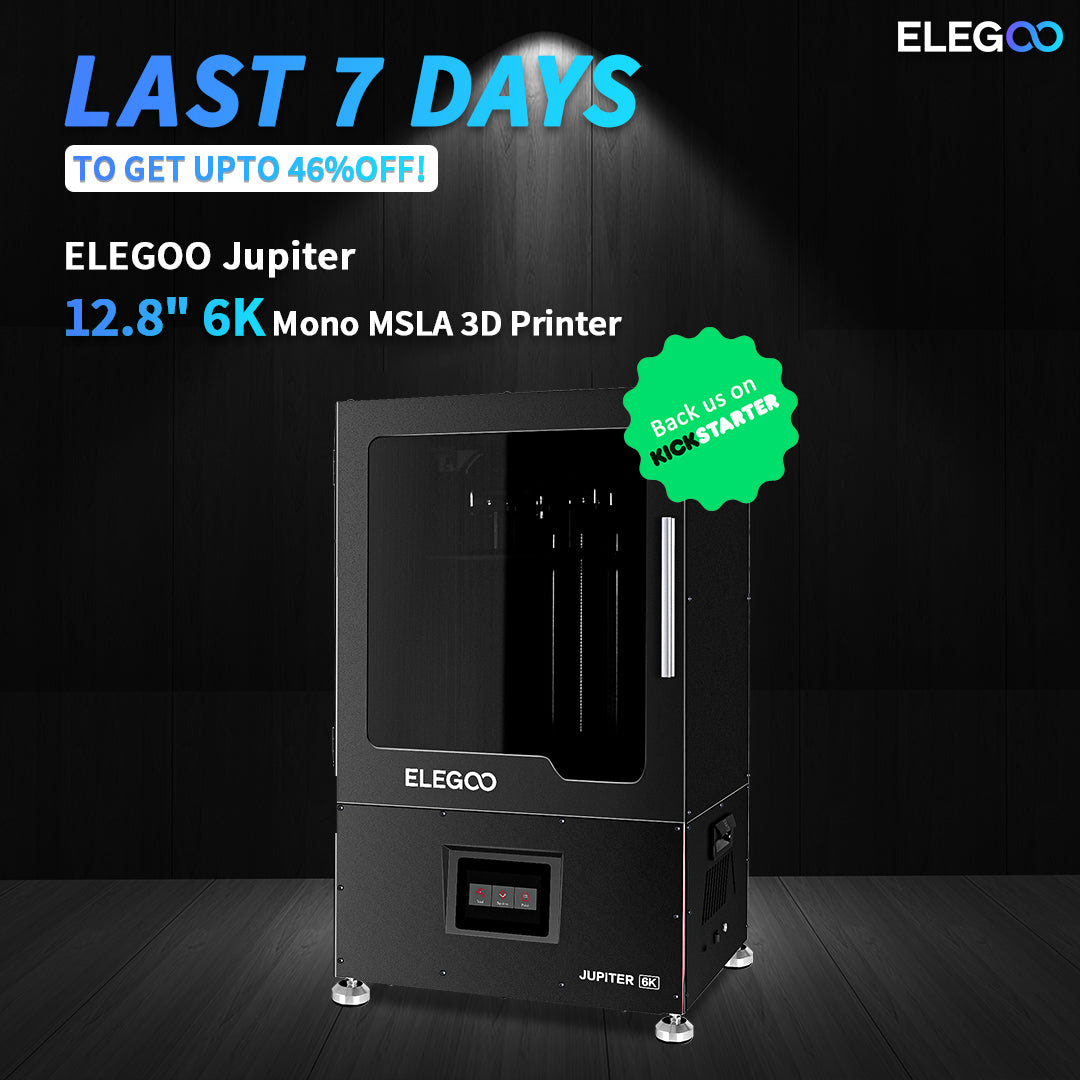 Elegoo Jupiter Fully Funded Kickstarter Ends – Print 'n' Show