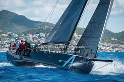 J/121 Apollo sailing fast off St Maarten