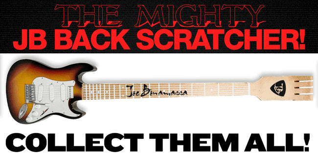 Back scratchers - a gift anyone can enjoy. Guitar back scratchers? Now that's something a guitar lover will especially enjoy.