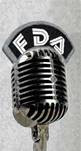 Microphone with FDA Logo