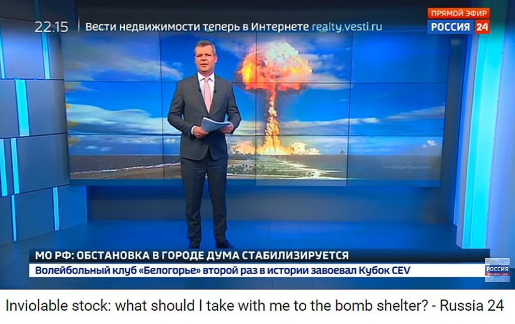 Happening Now *Russian Television Tells Citizens Nuclear War Immient-Russia Tells Citizens 