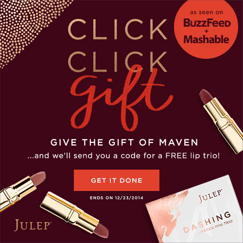 Free Julep Lip Trio (with Gift Subscription) + 50% off Welcome Boxes