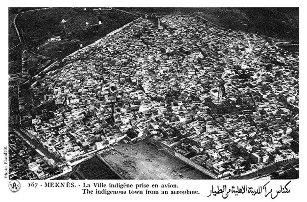 Vista aérea de Meknés