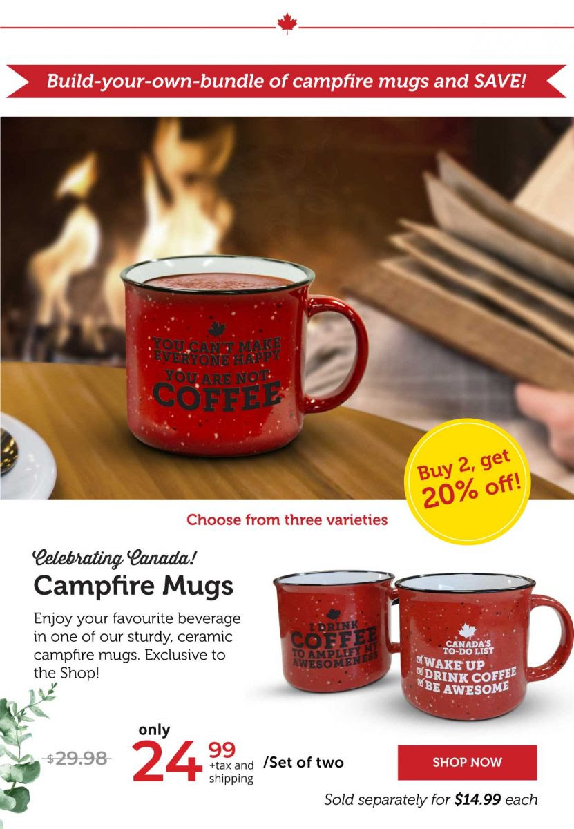 Campfire Mugs – Select Your 2-Mug Set