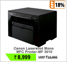 Canon Lasershot Mono MFC Printer-MF 3010