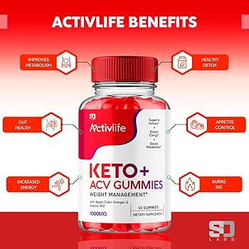 (5 Pack) Activlife Keto ACV Gummies Advanced Weight Loss, Activelife Keto +  ACV Apple Cider Vinegar Activlife Keto+ACV Active Life 1000MG Apple Cider  ...