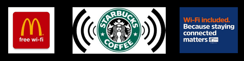 Businesses provide free WiFi in order to attract customers, collect information on them and serve them ads.
