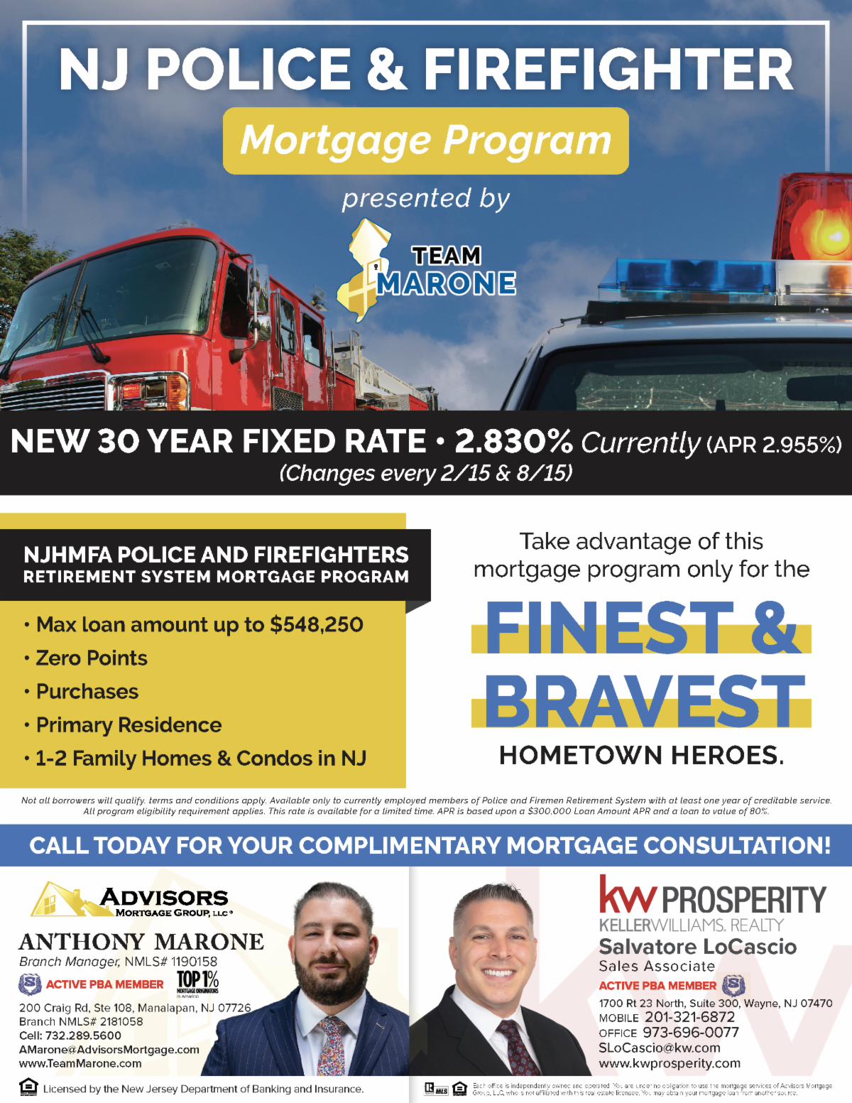 Fwd 🚔🚒 NJ POLICE & FIREFIGHTER Mortgage Program 🚒🚔