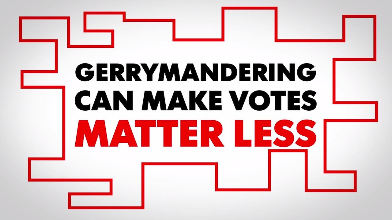 Gerrymandering can make votes matter less