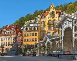 Karlovy Vary spa town in Czech Republic